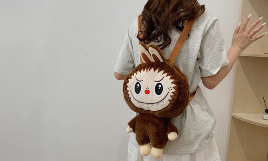 Image 10: Labubu Inspired Backpack or Crossbody Bag