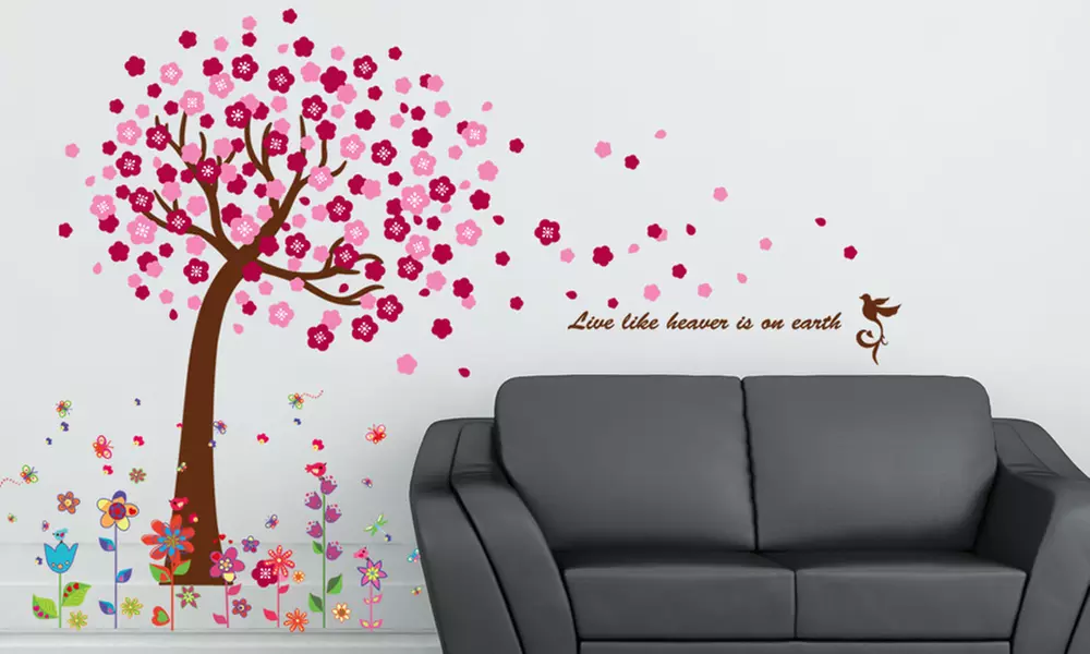 Wandtattoo Baum mit verschiedenen Motiven (71% sparen)* - Second Medium