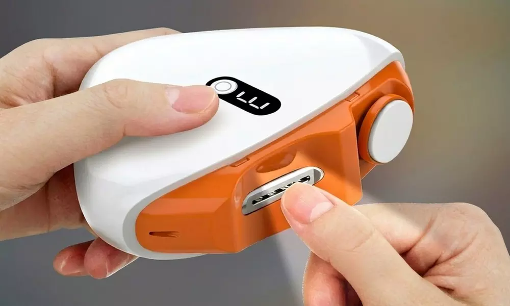 2-in-1 Electric Nail Clipper and Polisher with LED Display
