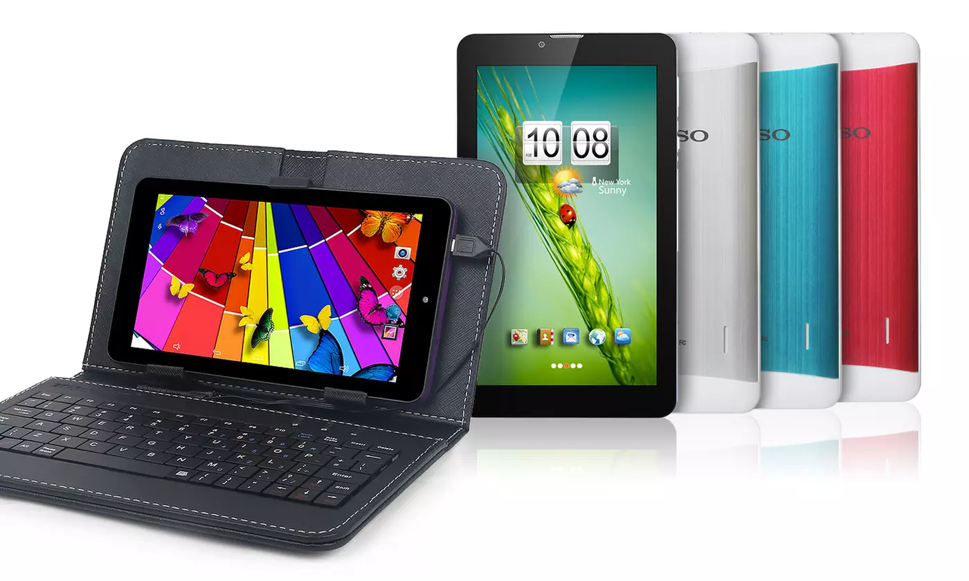 Kocaso 4GB 3G 7" Android Tablet Bundle with Keyboard Case (GSM Unlocked) - Primary Image