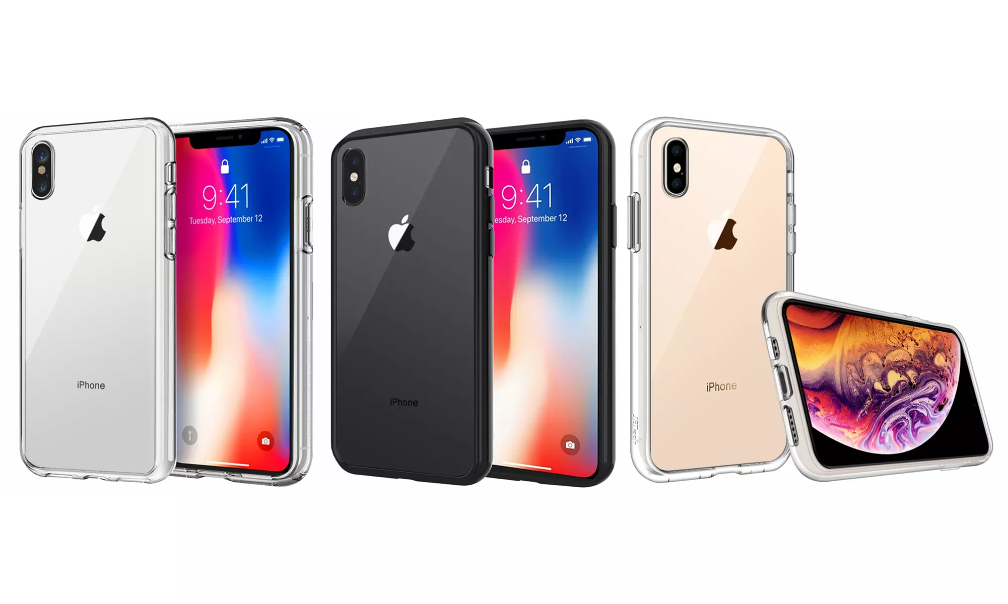 SuprJETech Bumper Case for iPhone X, XR, XS, or XS Max - Primary Image