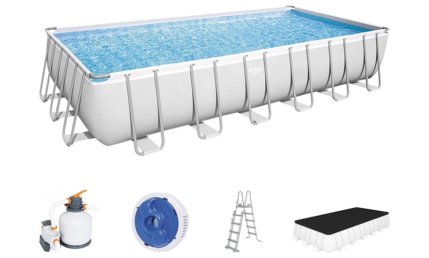 Image 2: Bestway Steel-Pool-Set mit Sandfilteranlage