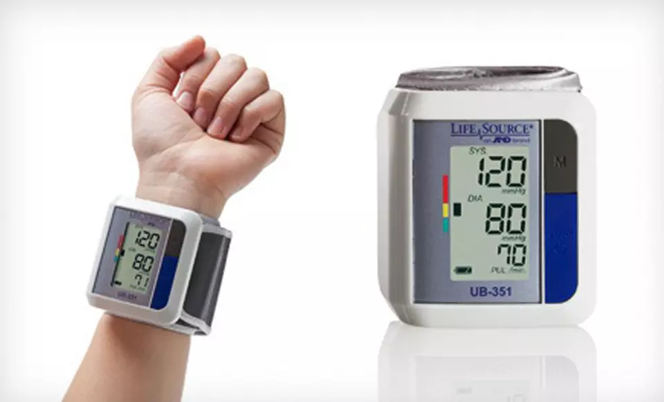 $24.99 for LifeSource Automatic Wrist Blood-Pressure Monitor ($59.95 List Price). Free Shipping and Returns. - Primary Image
