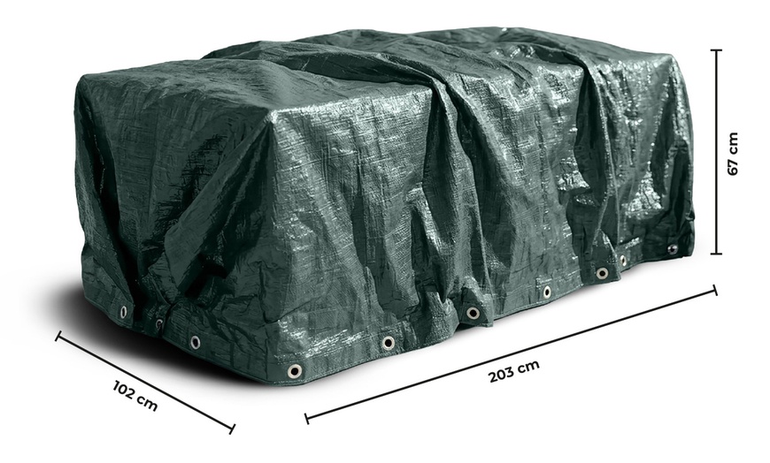 Image 10: Housse de protection pour barbecue, mobilier de jardin ou parasol