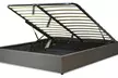 Lit Sampur avec revêtement en tissu et matelas en mousse à mémoire de forme en option, livraison offerte - Image 2