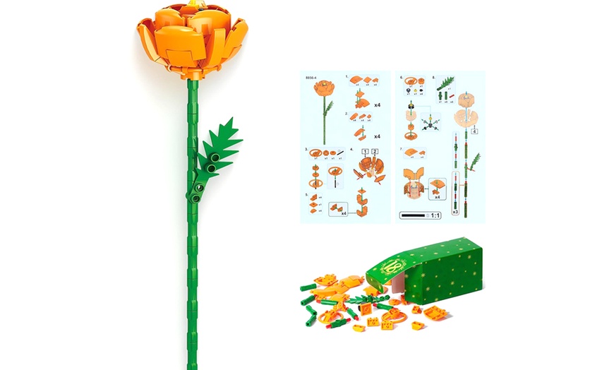 Image 7: Flower Bouquet Building Blocks Advent Calendar