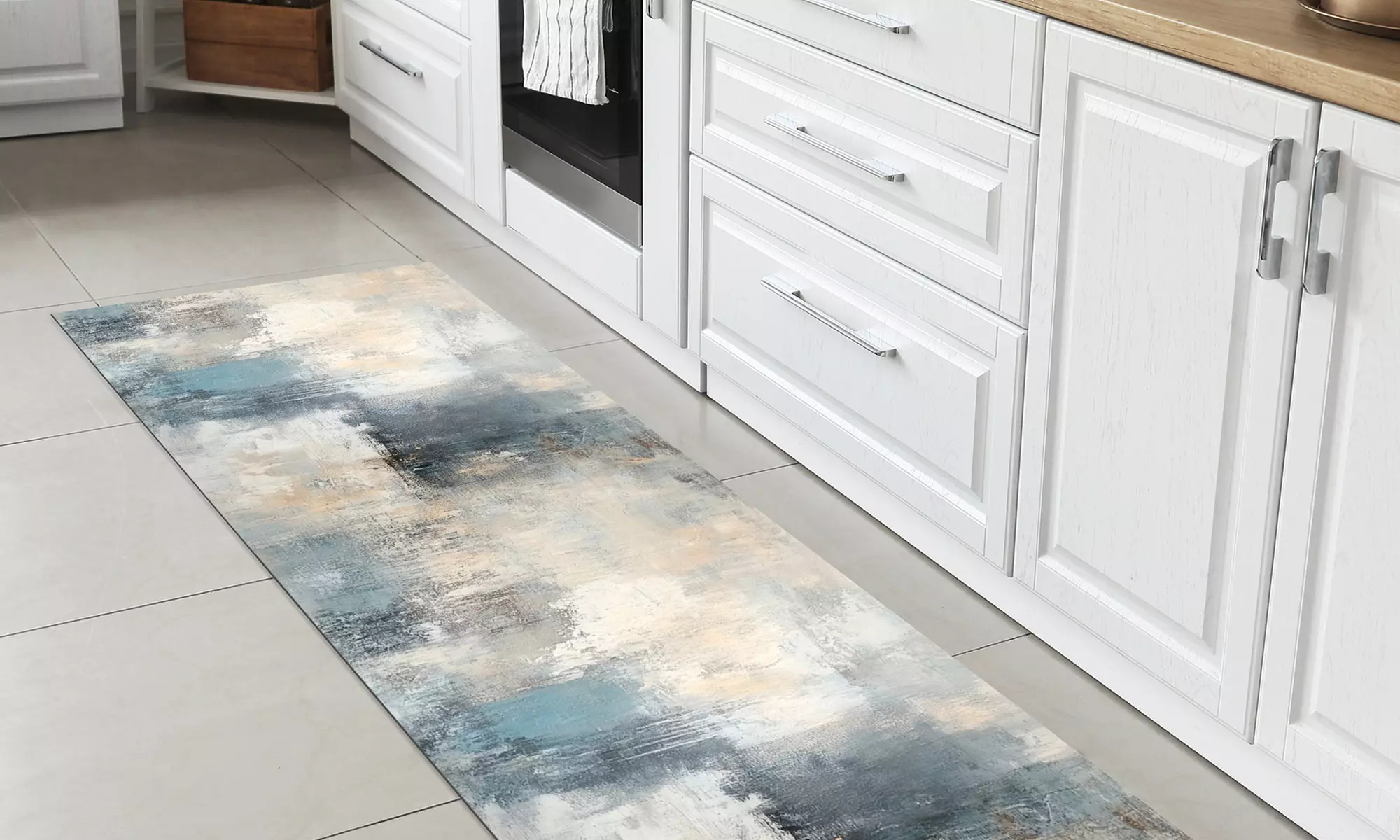 Alfombra larga estampada de PVC con impresión digital