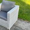 Image 1: Rattan Effect Single Sofa Chair 