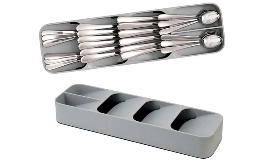 Image 5: One or Two Cutlery or Knife Storage Boxes