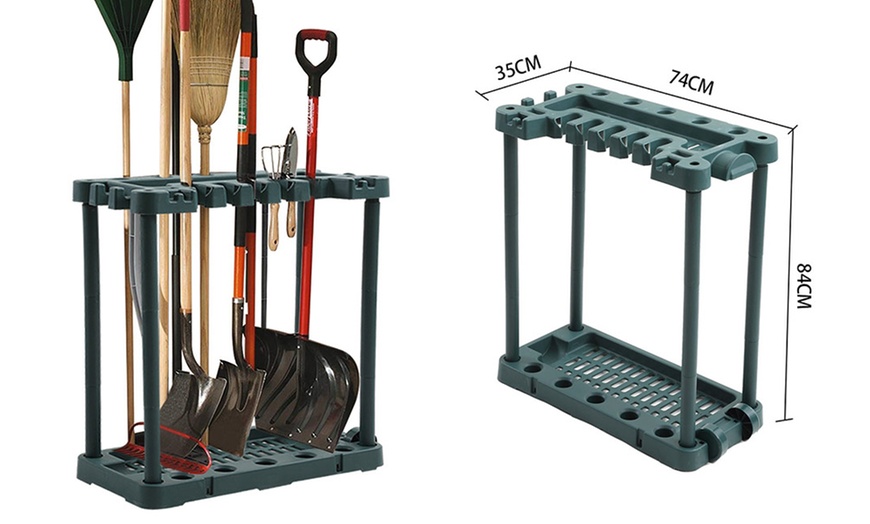 Image 7: Garden Tool Rack Organiser