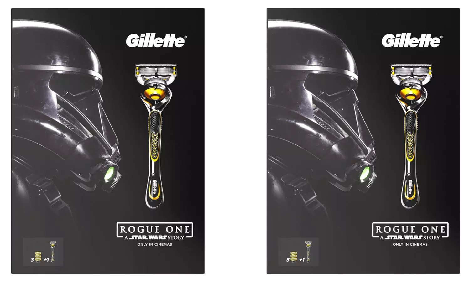 Gilette Star Wars Edition Geschenk-Set Fusion ProShield Rasierer mit 3 Klingen - Second Medium