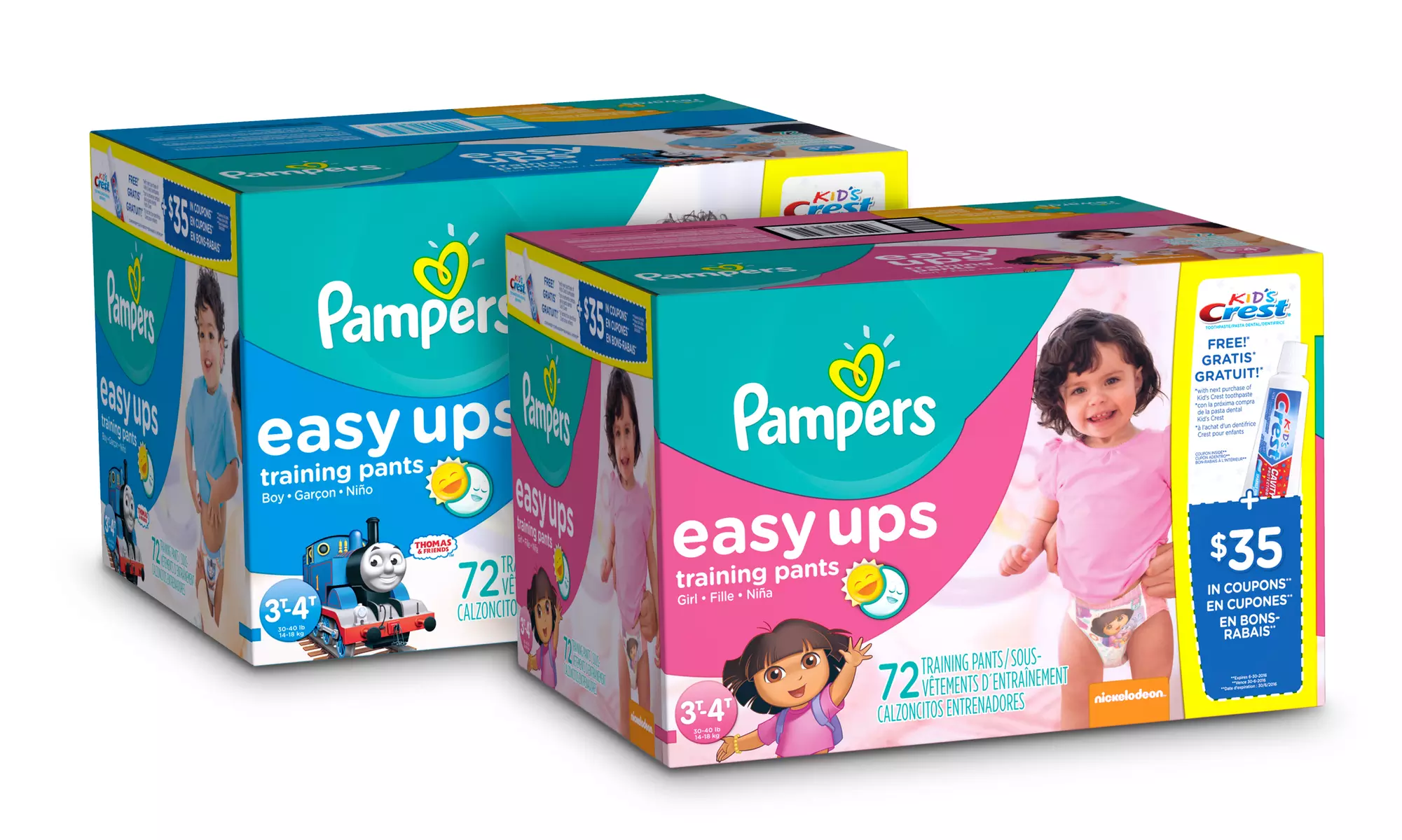 Pampers Easy Ups Training Pants - Primary Image