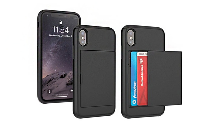 Image 2: Card-Slot Wallet Case for iPhone
