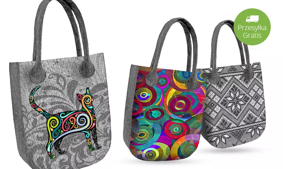 49,99 zł zamiast 86 zł: designerskie torebki filcowe Bertoni – 25 modeli do wyboru - Primary Image