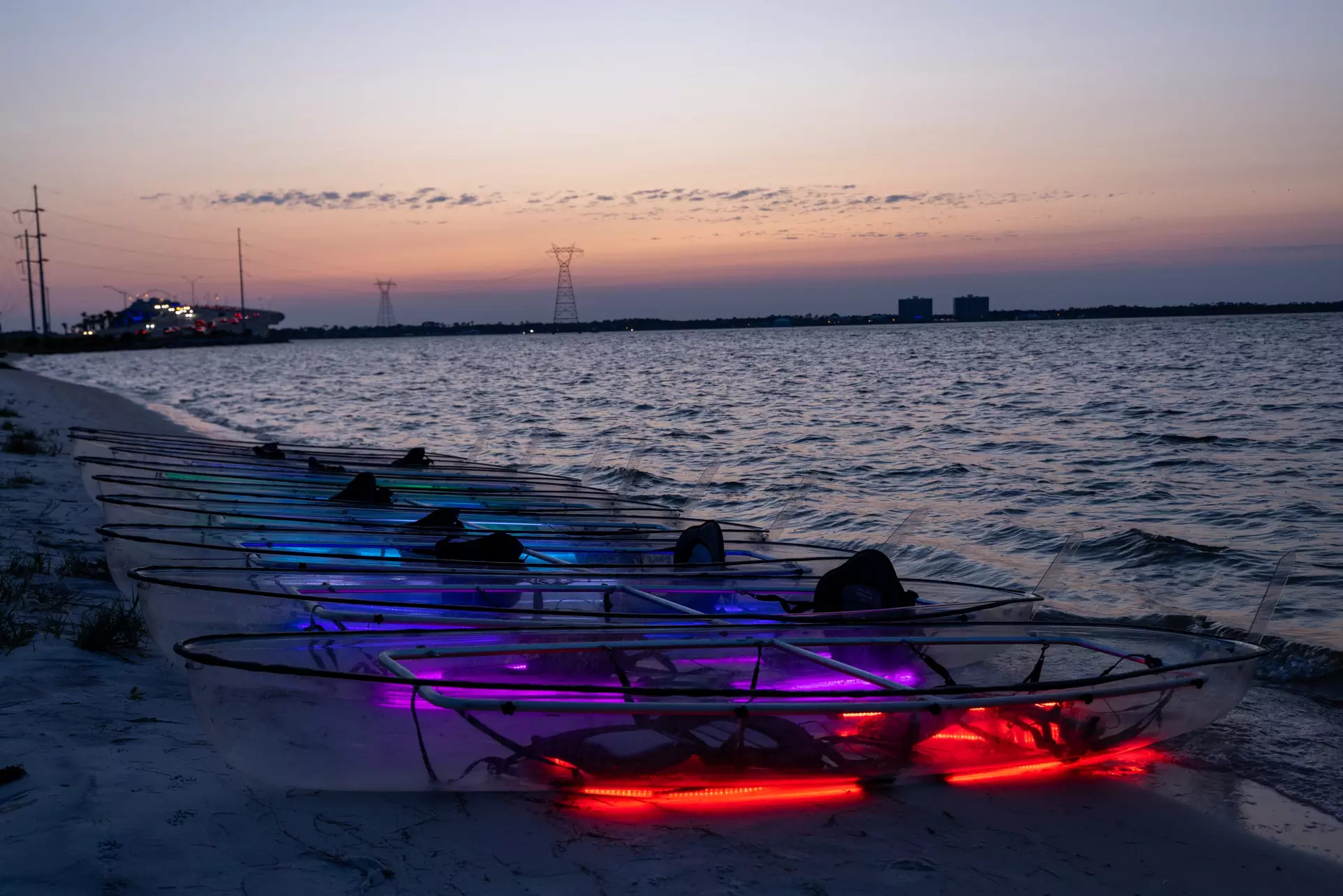 Experience Night Glow Kayaking In St. Andrews Bay