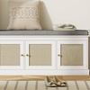 Image 4: HomCom Shoe Storage Bench 