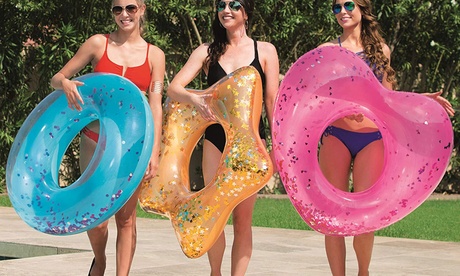 Salvagente glitterato Bestway disponibile in colori assortiti