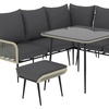 Image 2: Outsunny Six-Piece Rattan-Effect Outdoor Sofa Set