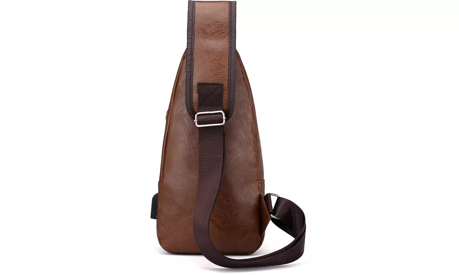 Sac à bandoulière en similicuir et polyester