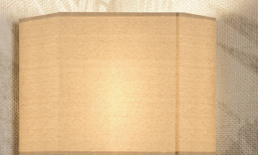 Image 21: HOMCOM Corner Floor Lamp with Shelves