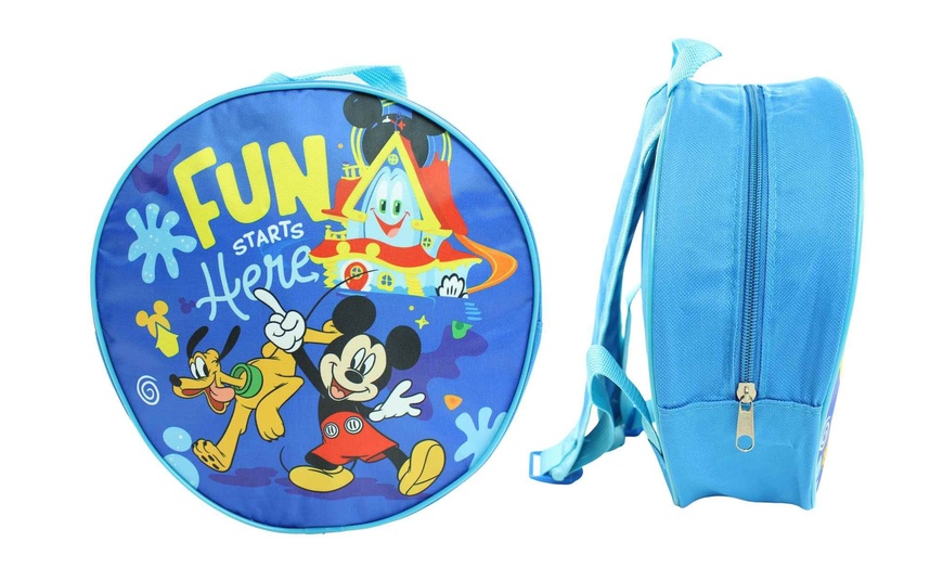 Image 7: Mochila infantil redonda con diseño de Lilo & Stitch, Mickey o Minnie