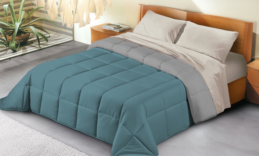 Image 2: Italiaanse dubbelzijdige microvezel sprei