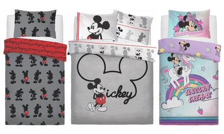 Copripiumino Mickey & Minnie Disney disponibili in 2 dimensioni e varie fantasie