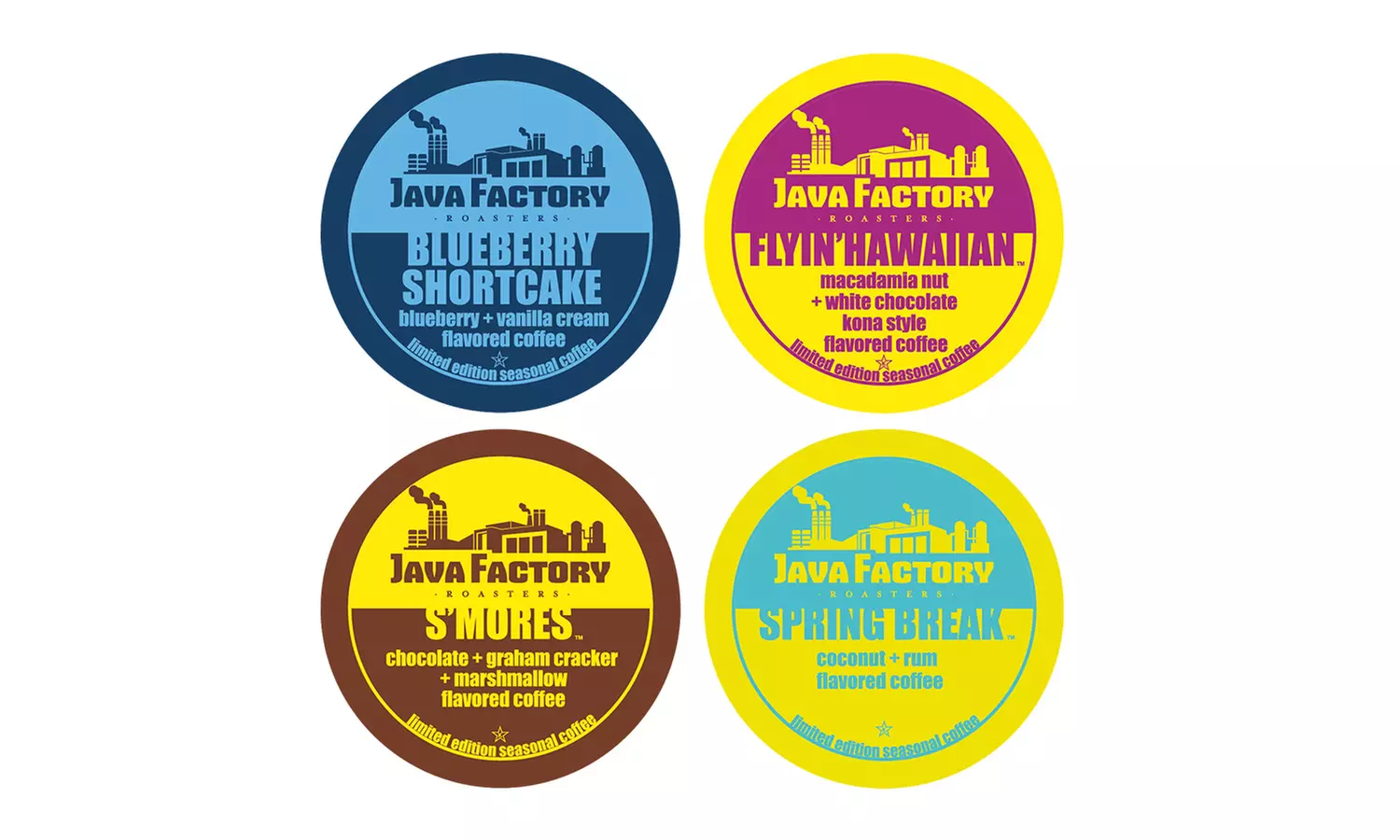 Java Factory Seasonal Single-Serve Coffee Variety Pack (40-Cups) - Primary Image