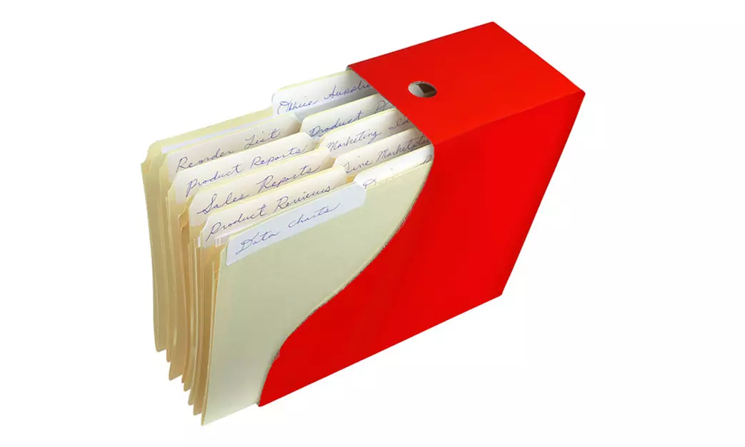 File Holders with Adhesive Labels (12-Count) - Second Medium