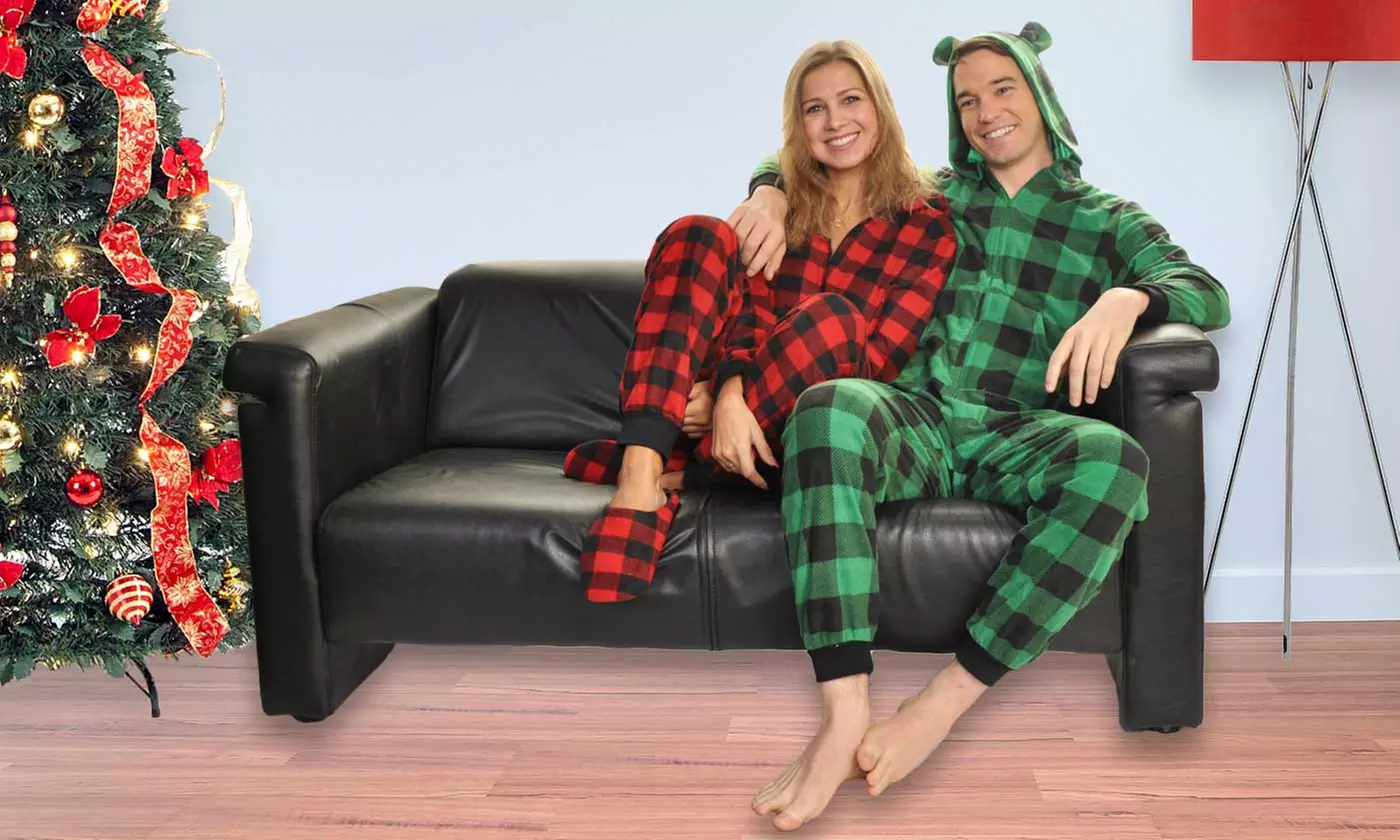 Angelina Family Matching Holiday Fleece Sets or Jumpsuits - Primary Image