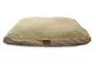 AKC Large Burlap and Long Fur Pet Bed - Second Medium