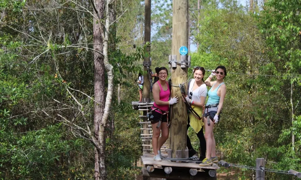 Admission to Orlando's Most Thrilling Tree Top Obstacle Adventure