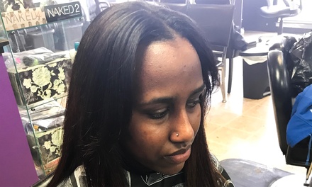 1 Session of Silk Press with Steam - slay with desha