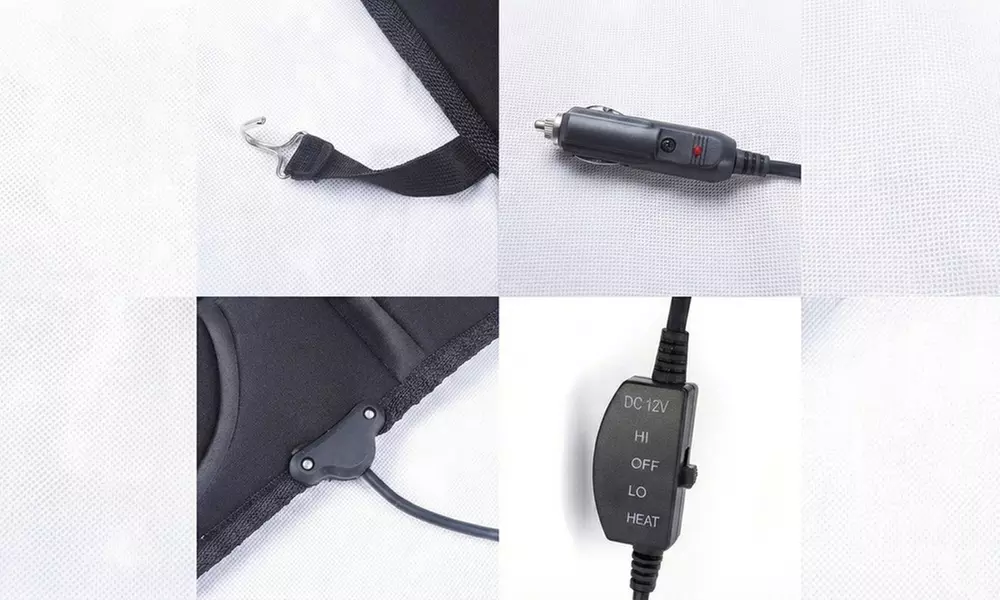 Universele verwarmde autostoelhoes met 2 warmtestanden