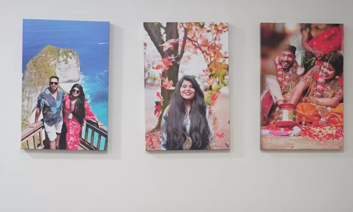 Personalised Canvas Print from Photobook Shop