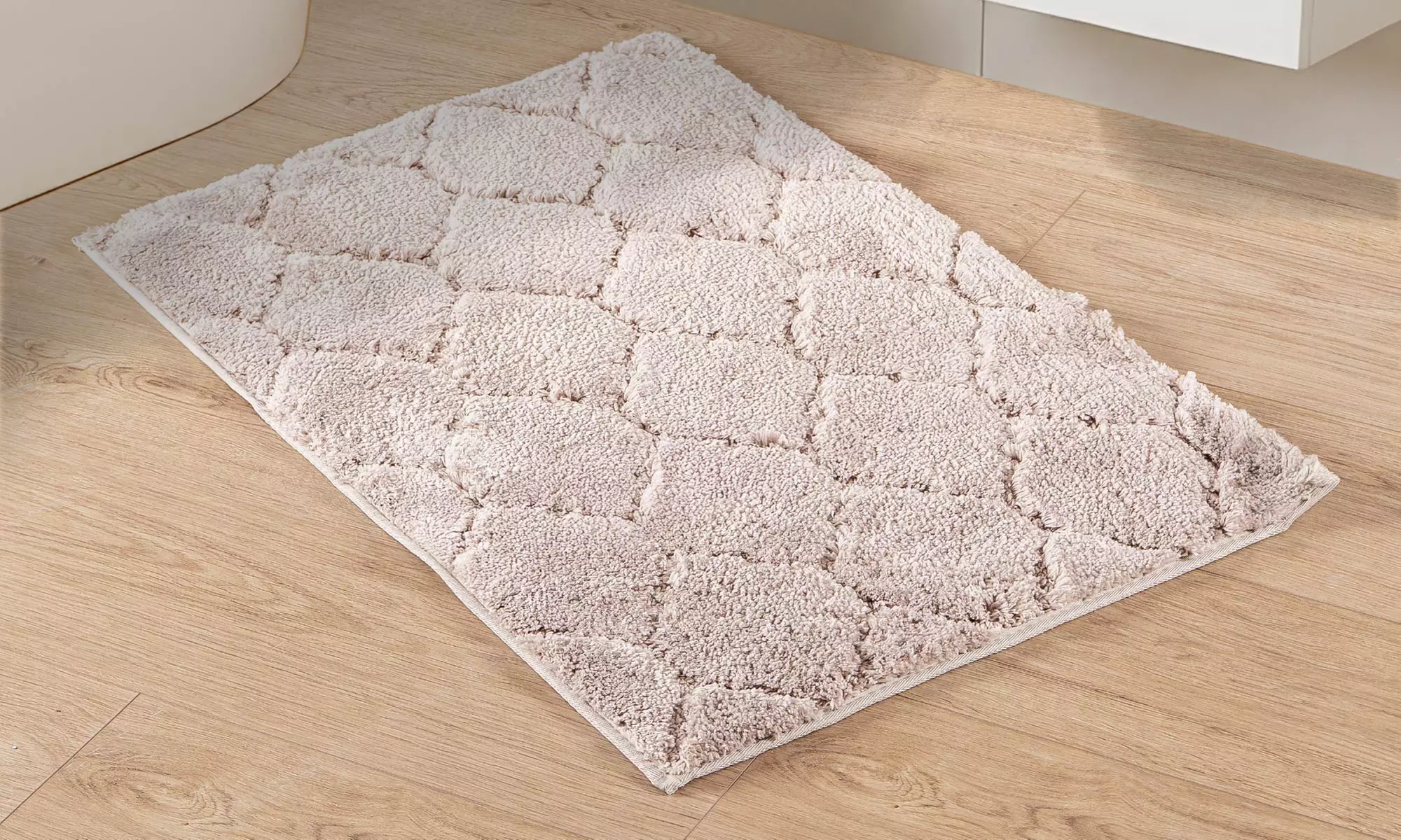 Tapis de bain souple antidérapant Mosaic, dimensions et coloris au choix - Primary Image