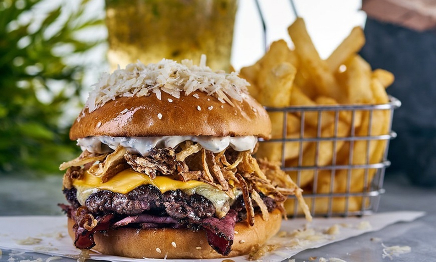 Burger, Chips and Drink - The Eate | Groupon