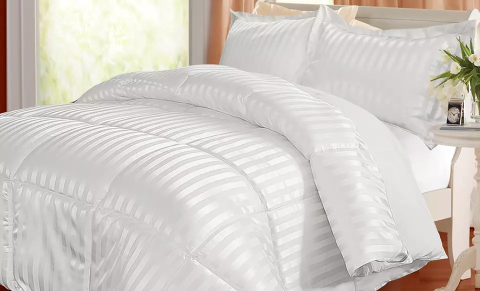 Hotel Grand 3-Piece Down Alternative Comforter and Pillow Set from $34.99–$59.99 - Primary Image