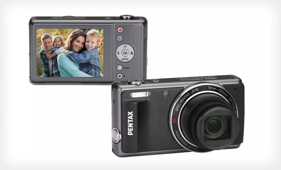 $109.99 for a Pentax Optio Digital Camera with 20x Optical Zoom in Black ($246.95 List Price). Free Shipping. - Primary Image