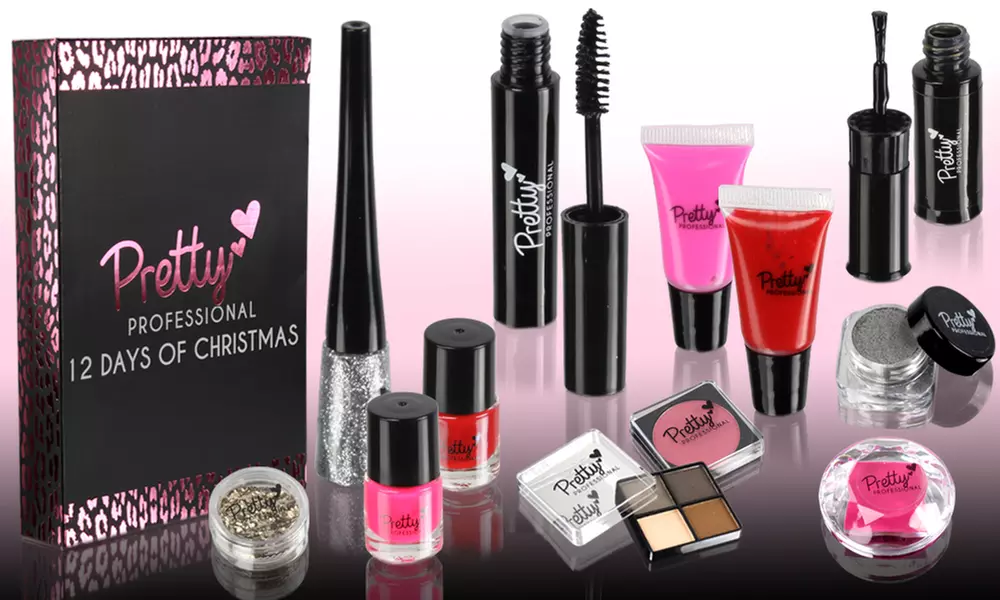 Pretty 12 Days Of Christmas Cosmetics Advent Calendar from £7.99 (Up to 62% Off) - Primary Image