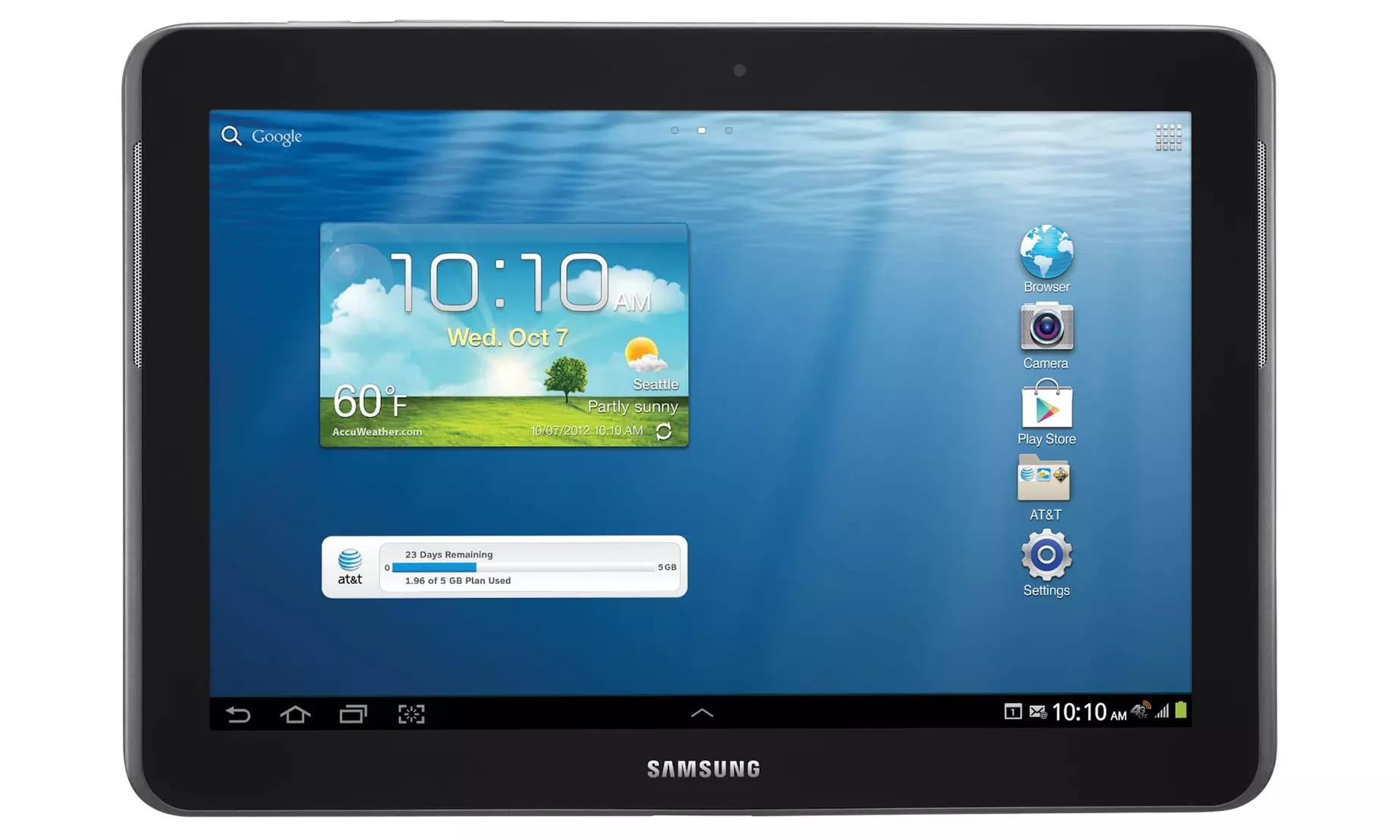 Samsung Galaxy Tab 2 16GB 10.1" 4G LTE Tablet with Android OS (GSM Unlocked) (Refurbished) - Primary Image