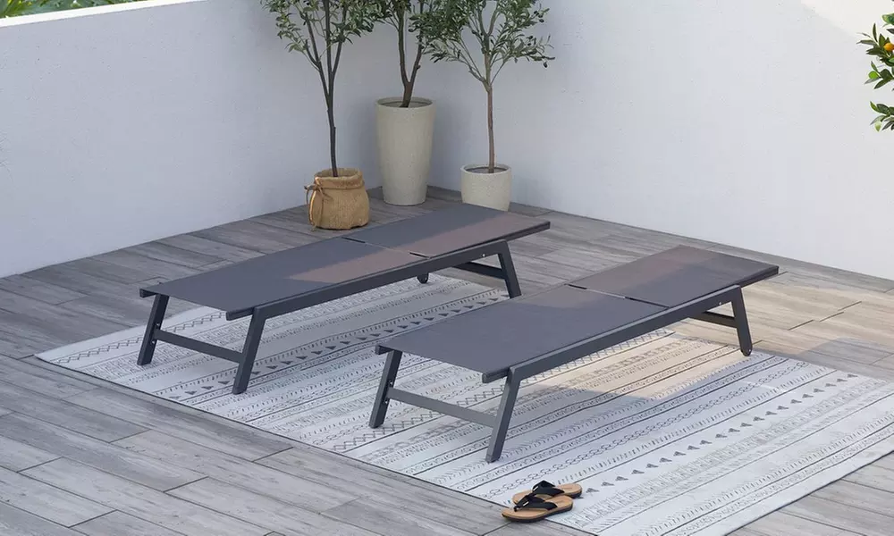 Lot de 2 transats Côté Lounge