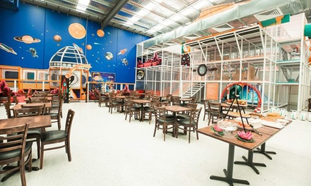 1 Child Entry Pass + 1 Kids Meal Combo with Drink - Frolicz Family Hub Playland