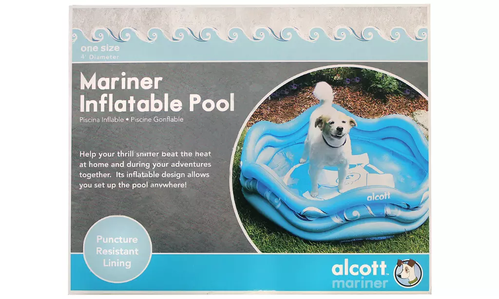 Alcott Mariner Inflatable Doggie Pool - Second Medium