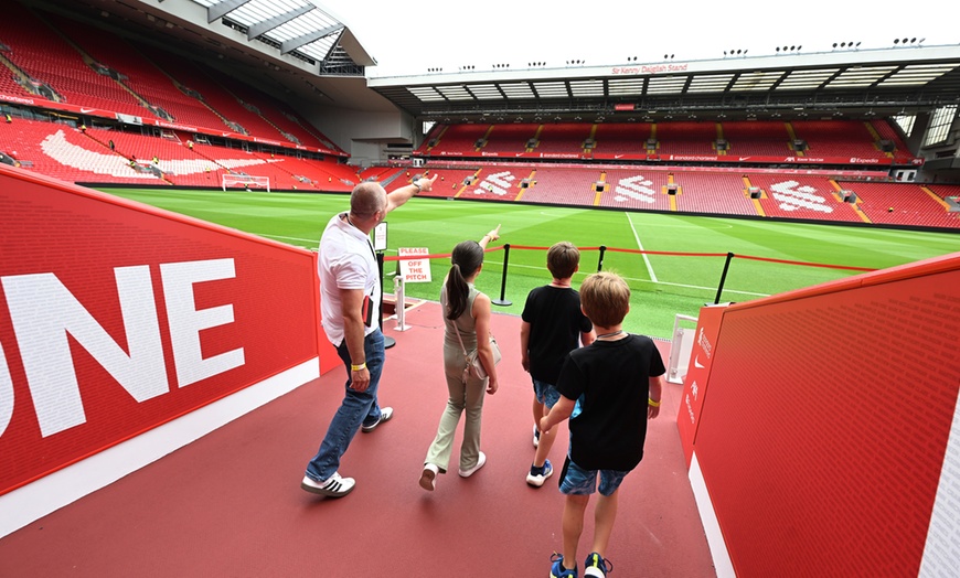 Image 1: Liverpool FC Stadium Tour with a Museum & Souvenir Guide Book 