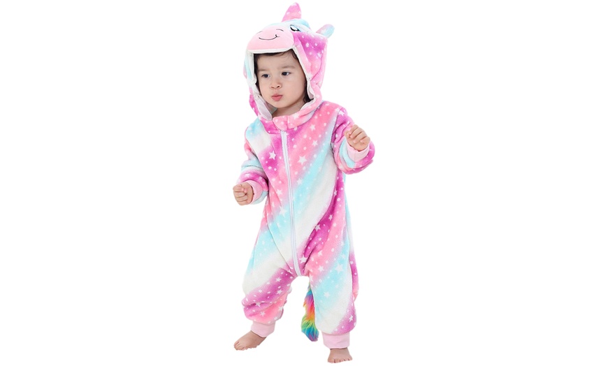 Image 10: Baby Cartoon Crawler Pajamas