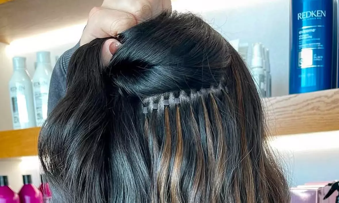 One Traditional Sew-In, Microlinks, Tape-In, K-Tip or I-Tip Extensions