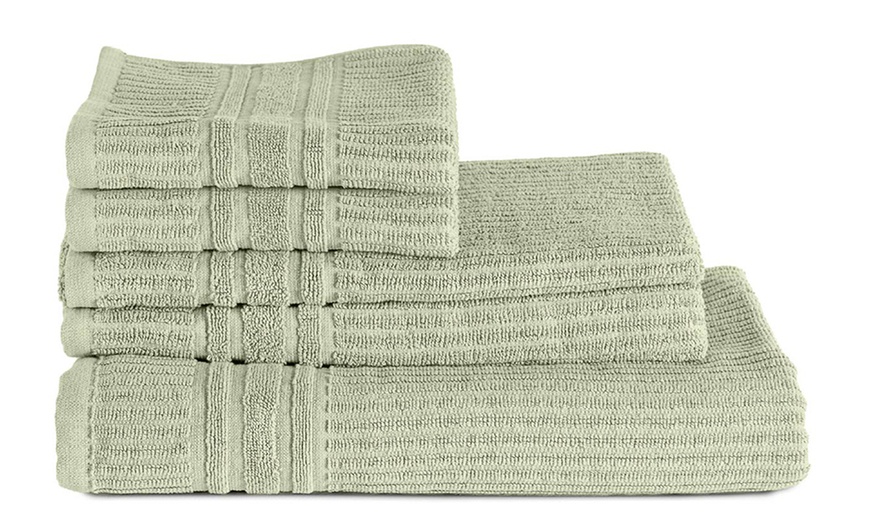 Image 20: 5er-Set Baumwoll-Handtücher