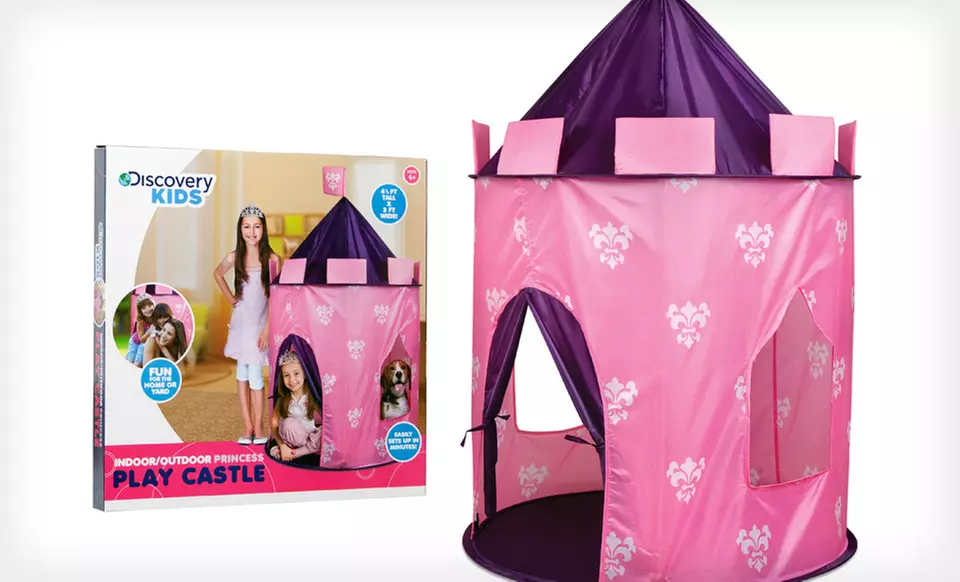 $20 for a Discovery Kids Pop-Up Tent Castle for Boys or Girls ($39.99 List Price). Free Shipping. - Second Medium