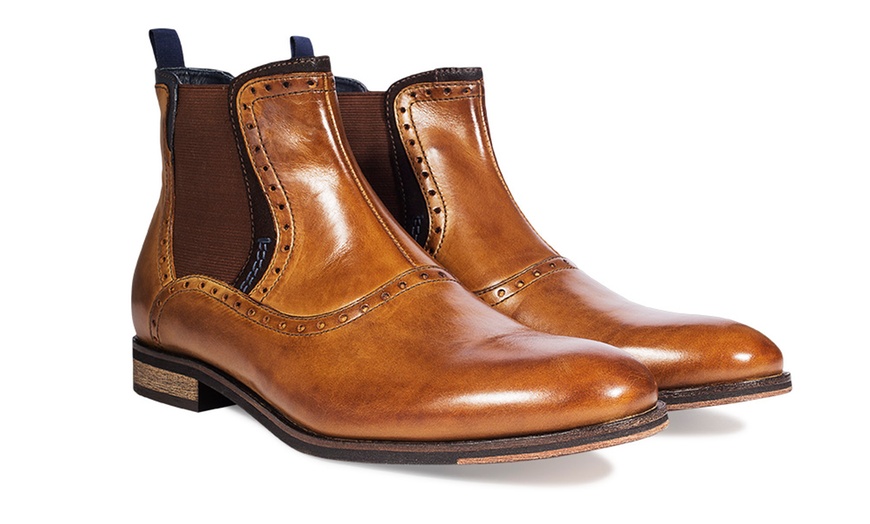 Image 5: Bottes en cuir pour homme